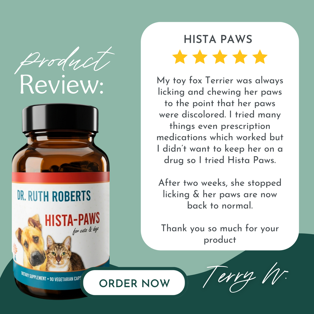 Hista Paws with Quercetin for Dogs and Cats