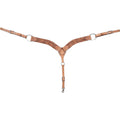 Cashel 2.25" Antiqued Leaf Tooled Leather Breast Collar
