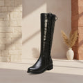 Women's Mid-Heel Plush-Lined High Boots